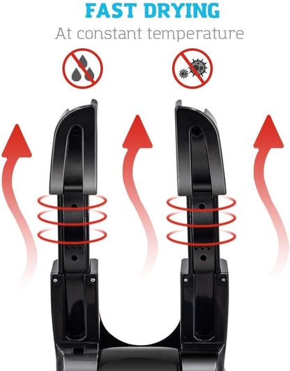 Boot Dryer Shoe Dryer, Glove Dryer & Boot Warmer with Heat Blower, Ski Boot Dryer with Timer